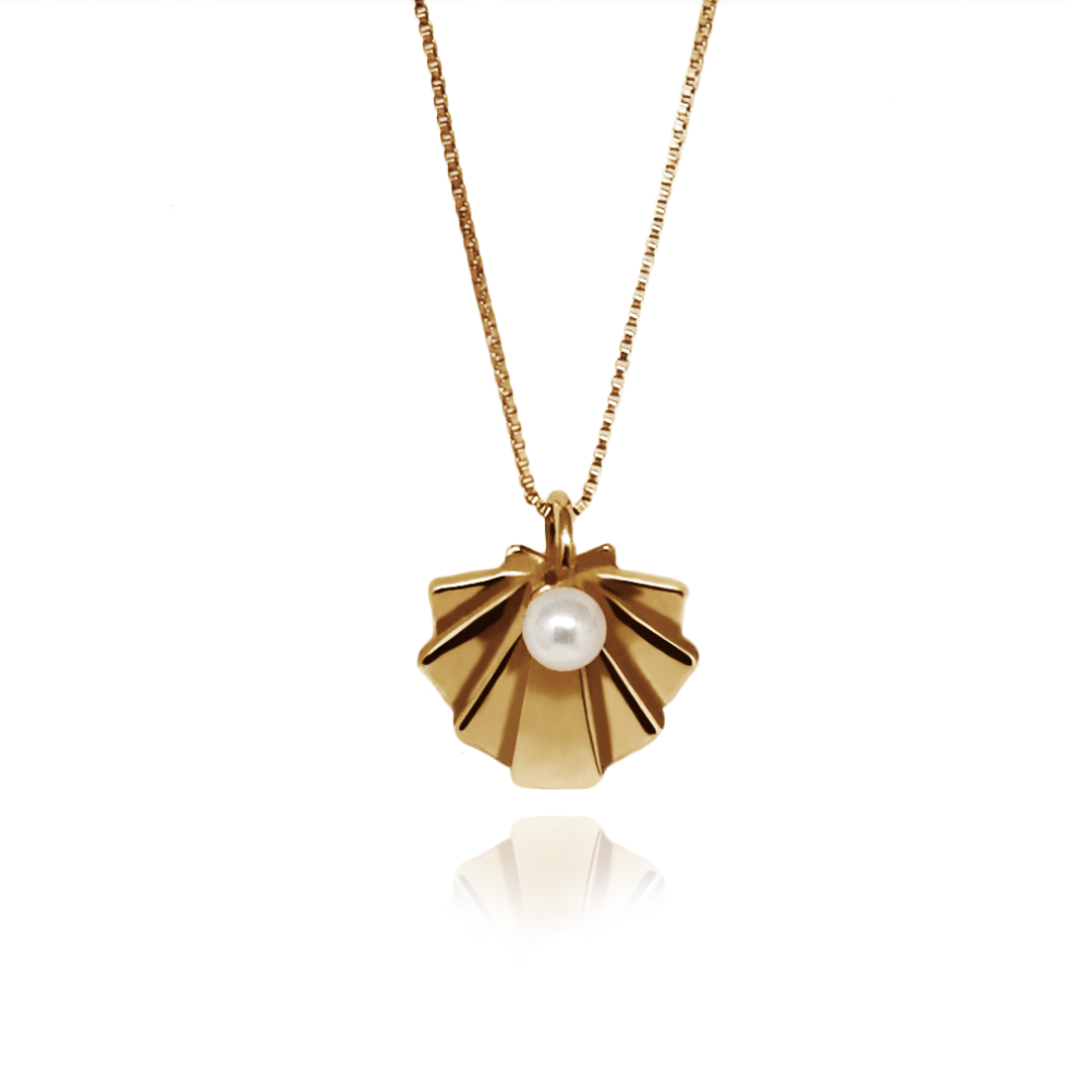 Colar Shell Prata