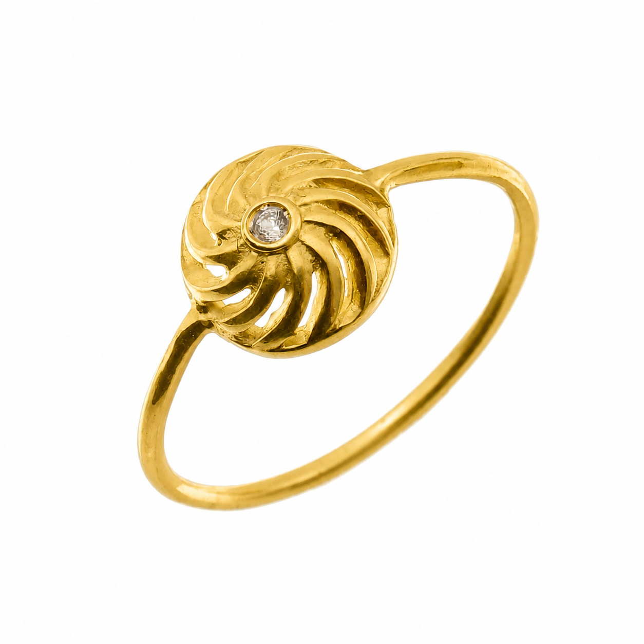 Anel Spirale Prata