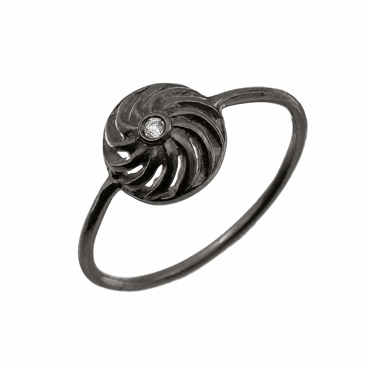 Anel Spirale Prata