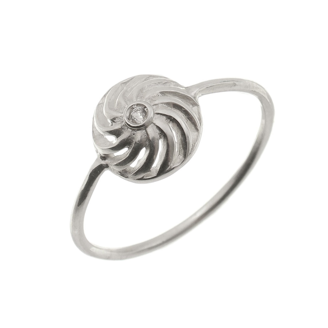 Anel Spirale Prata